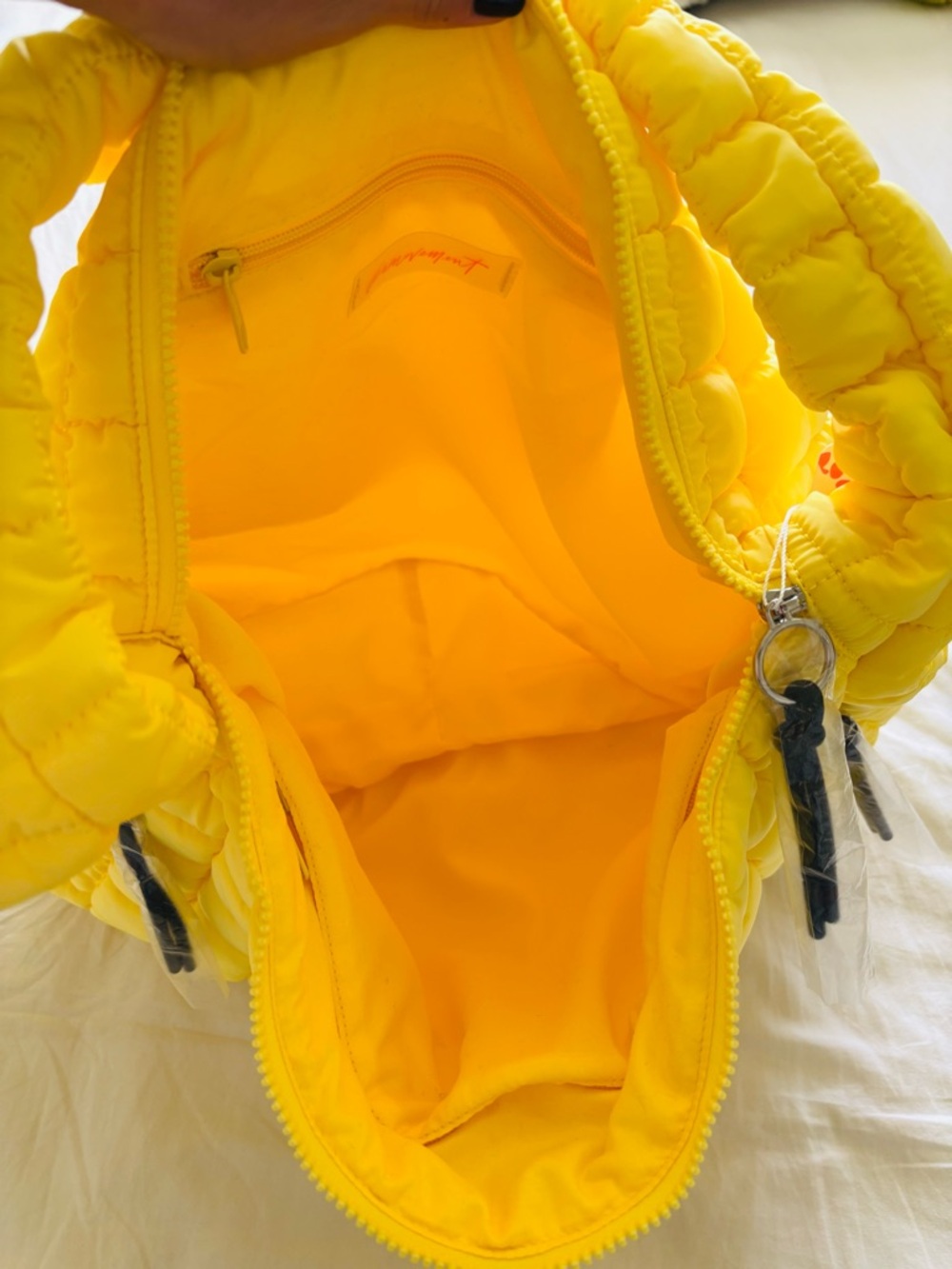 Free People, Bubble Bag, Yellow, NWT! - Picture 10 of 12